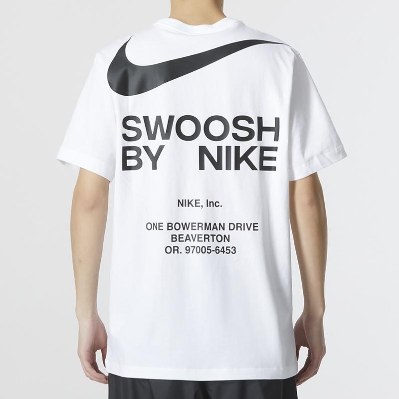 Nike Odzież sportowa NSW TEE BIG SWOOSH LogoT 'Biały' Męski DZ2882-100