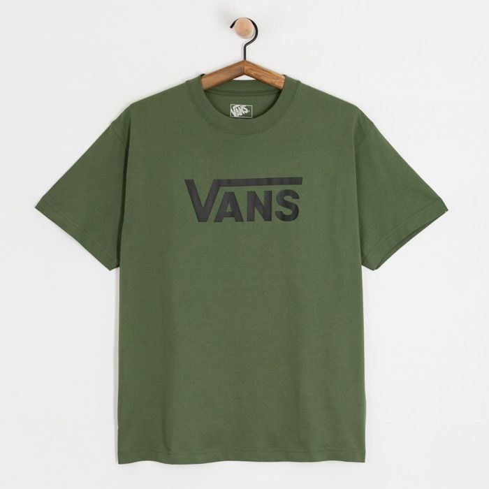 T-shirt - VANS - Classic Ss Tee - Color Green - Short Sleeves - Round Neck