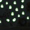 Cartoon Ghost Party Decorations Halloween Glow-in-the-Dark Wall Stickers, Cute Pumpkin Decals, Waterproof PVC Window Clings Removable Art