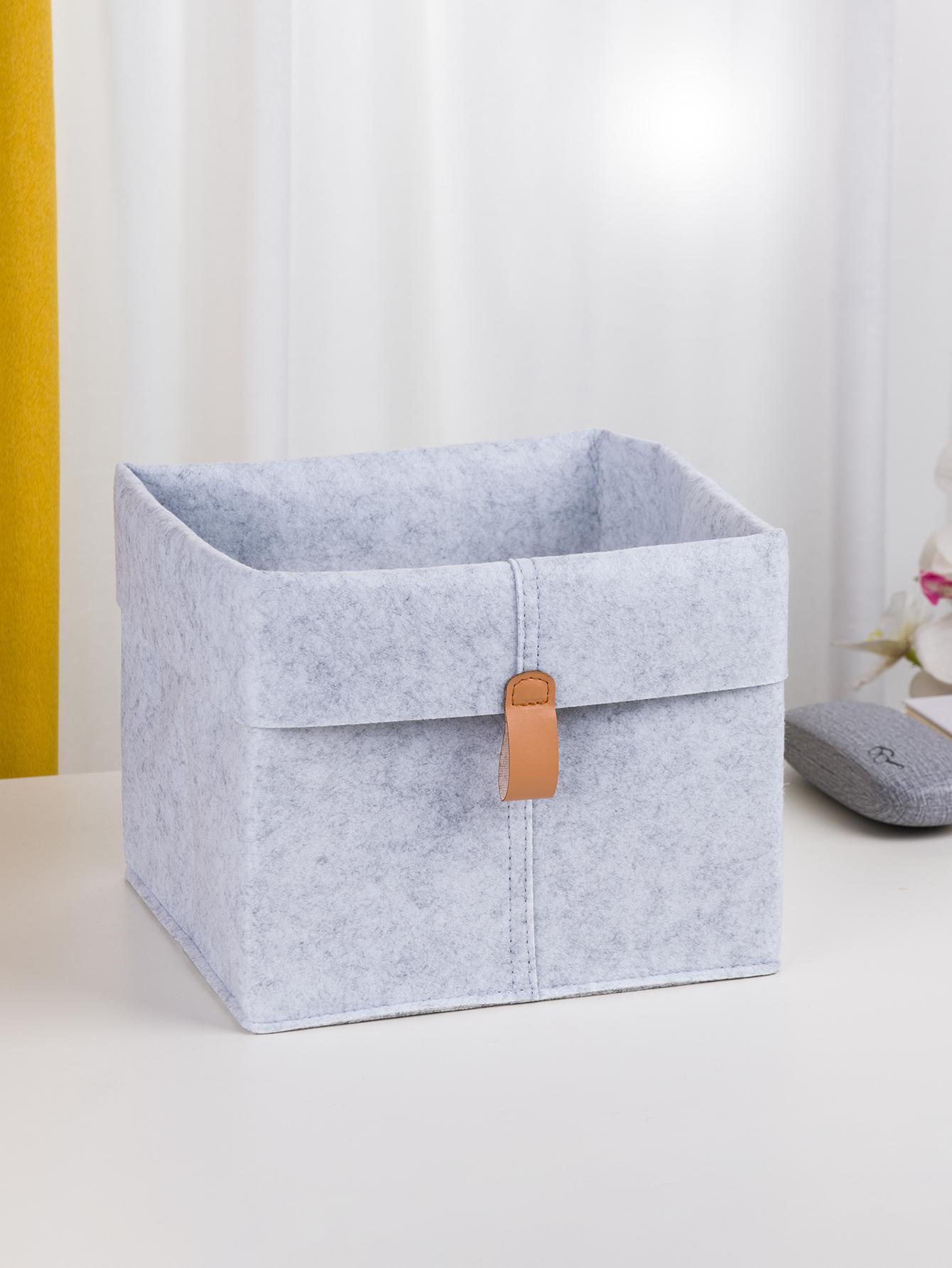 

3 colors of felt storage basket, toys, snacks, miscellaneous items storage, dormitory desktop storage, foldable светло-серый