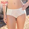 Maniform Women's Breathable Lace Mid-Low Waist Briefs