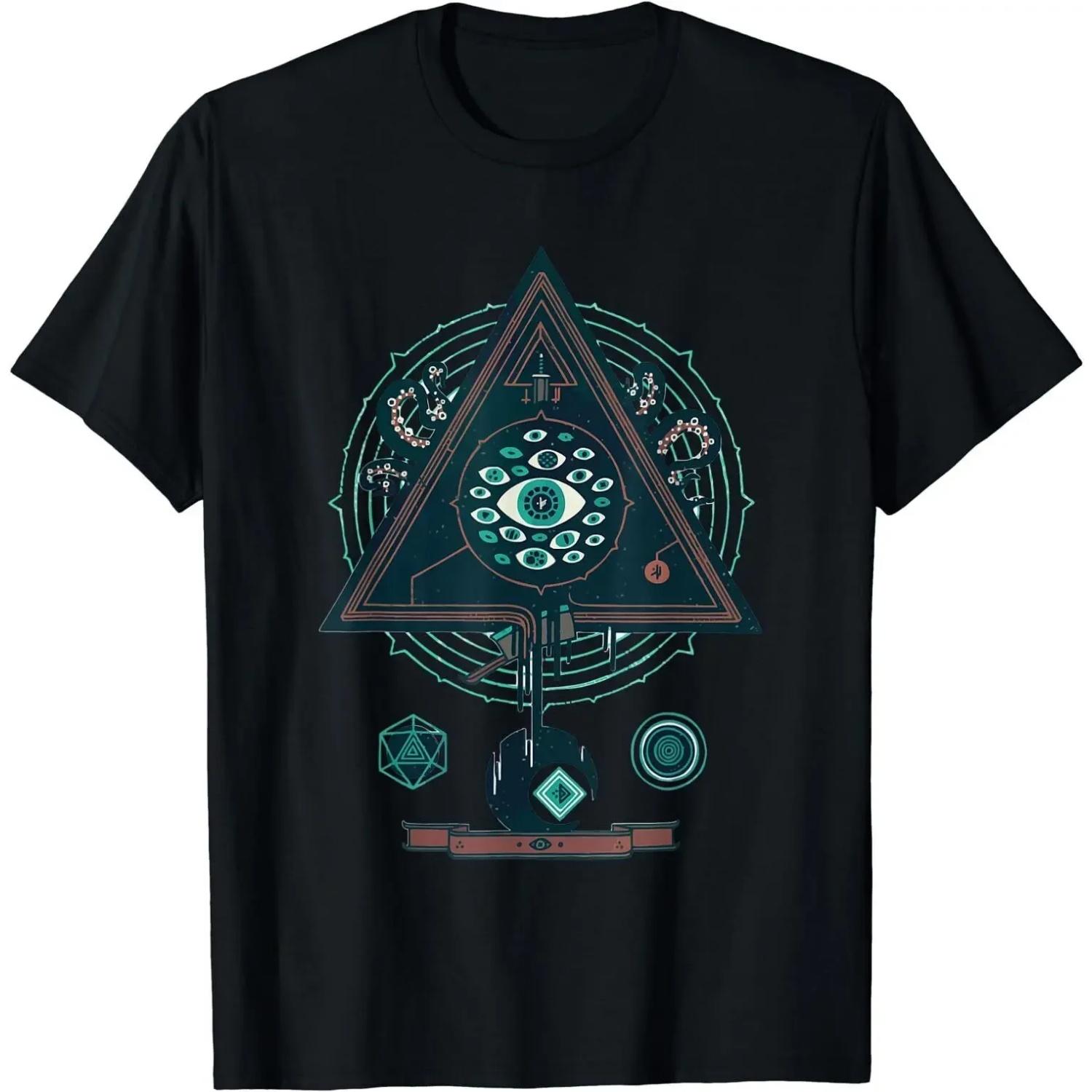 

Novelty Illuminati All-seeing Eye Symbol T-Shirt 100% Cotton O-Neck Summer Short Sleeve Casual Mens T-shirt Size S-3XL XXXXXL