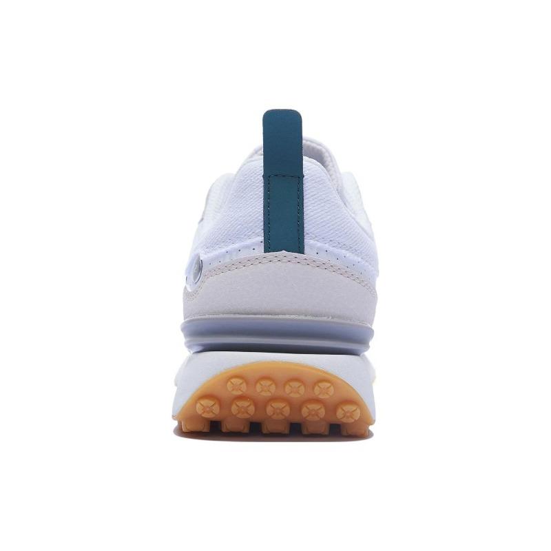 Li-Ning Fangyuan Classic Women's Low-Top Casual Shoes White Gray Green AGCT048-1
