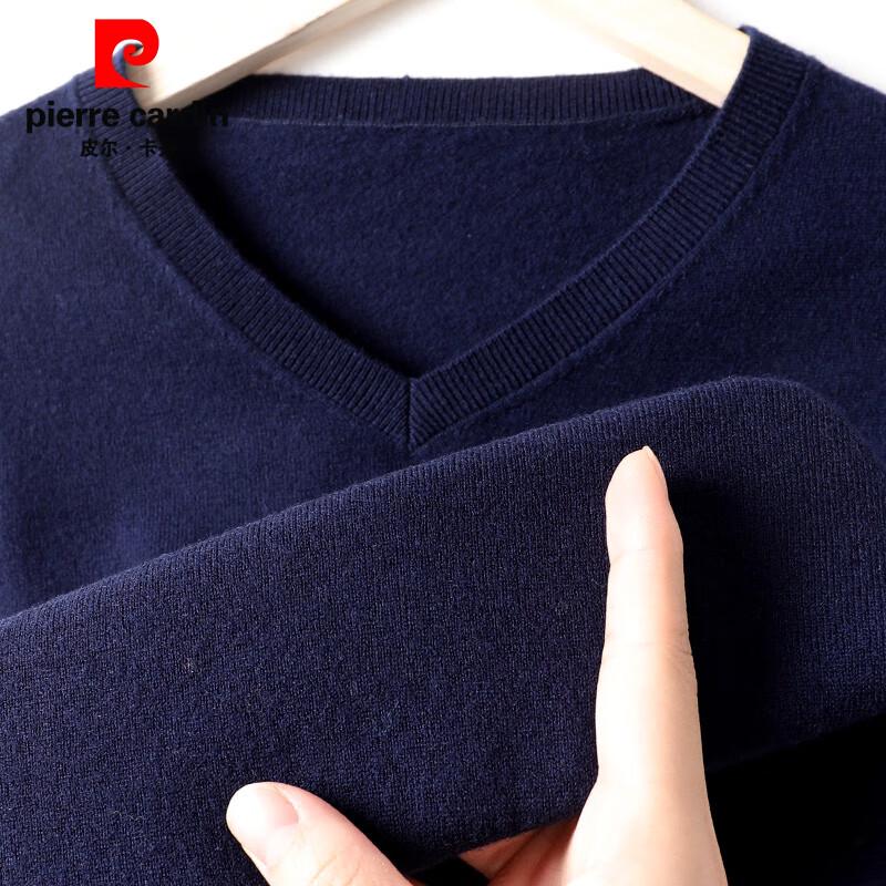 Pierre Cardin Men's 100% Pure Wool V-Neck Sweater