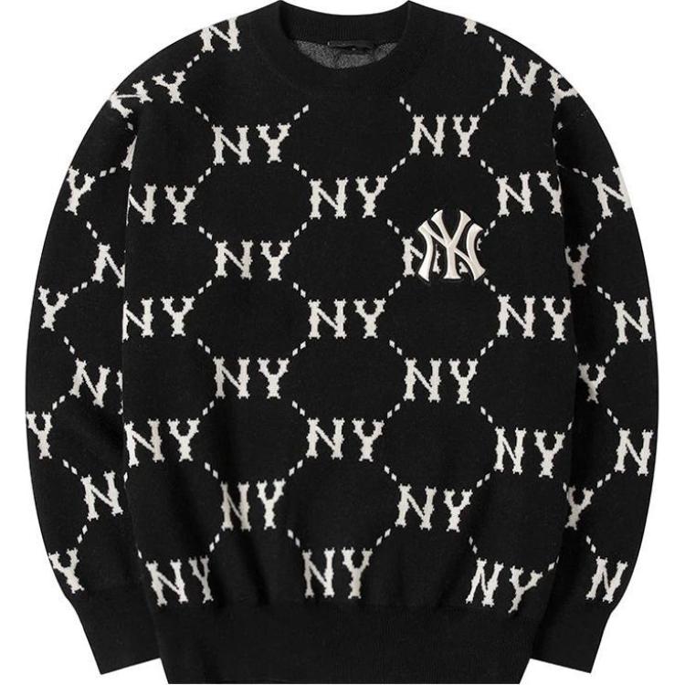 New MLB FW22 Sweatshirt Unisex Black 3AKPM0226-50BKS
