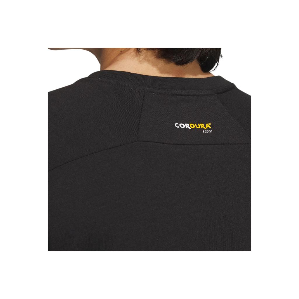 Adidas Campyx Short Sleeve Tee Solid Logo Outdoor Sports T-Shirt Men Tops Black IC1961