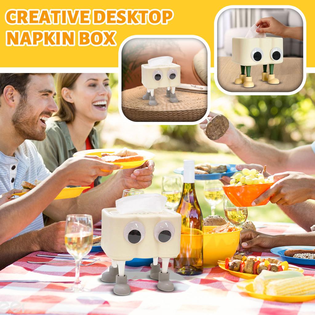 Storage Box High Beauty Living Room Cute Tissue Box Cream Home Spring Tea Table Paper Box Creative Desktop Napkins