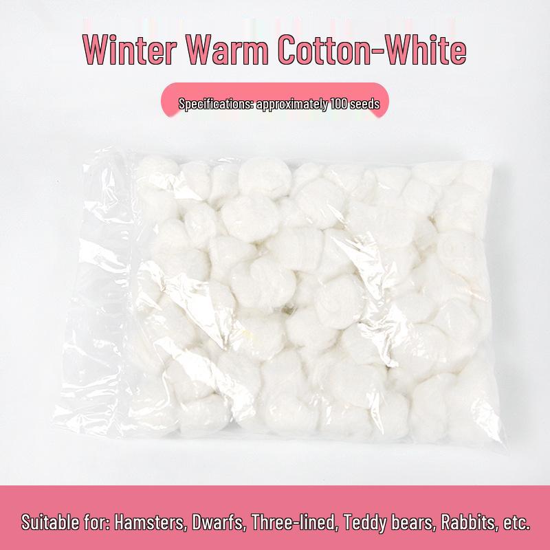 Winter Warm Cotton Nest for Small Pets: Hamsters, Chinchillas, Hedgehogs, Squirrels & Rabbits