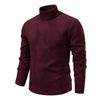 Mens Thick Knit Turtleneck Sweater Winter Warm Casual Base Layer Adults