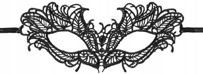 Black Lace Elegant Venetian Eye Mask Carnival Bachelorette Retro