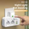 EU Wall Plug Power Strip – 2 Versions: Standard or with USB Type-C, Wall Charger for Home & Office