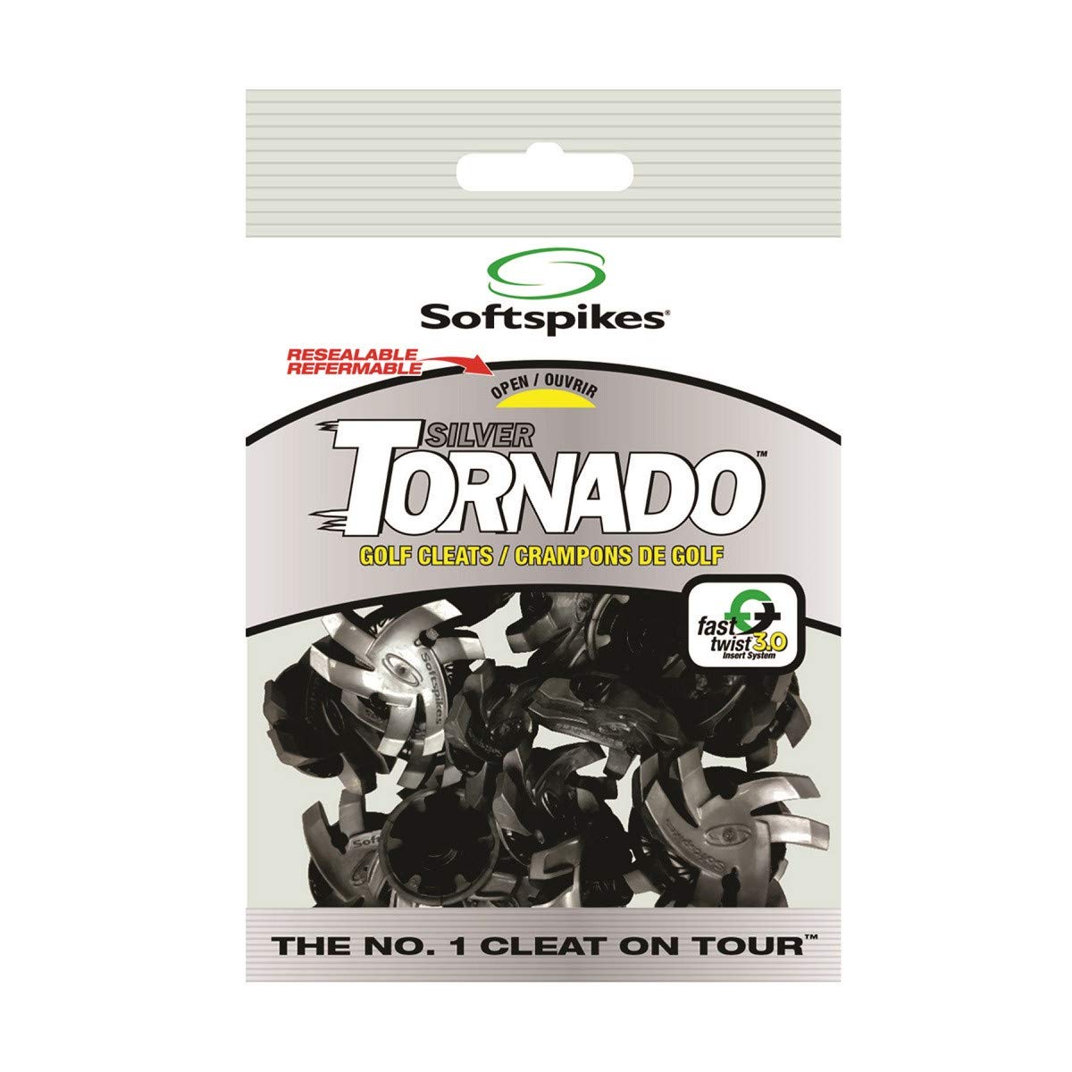 

Мягкие шипы Серебряный Торнадо (FastTwist3.0) 18P Silver x Black S-554(570)