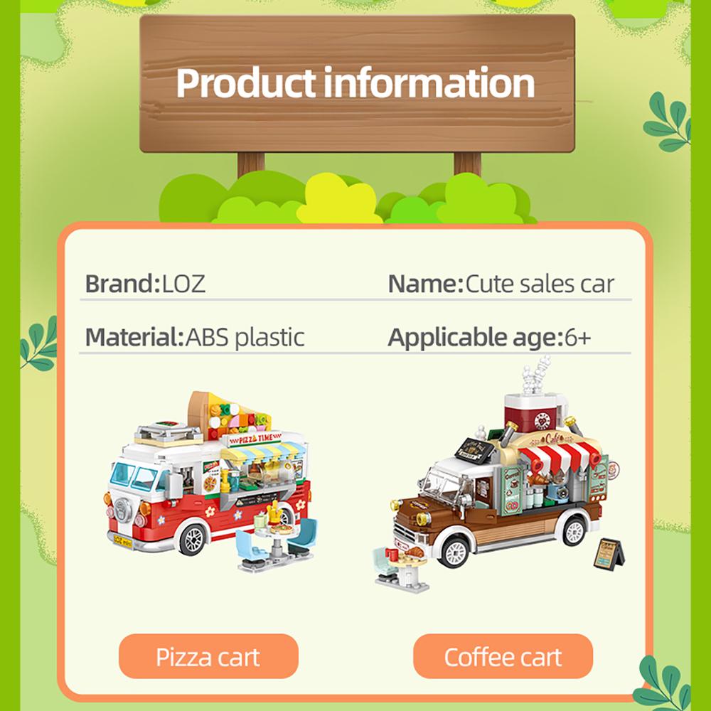 Creative Street View City View Model Building Blocks Build Toys Mini Home Decor Ornaments Children's Holiday Christmas Gifts