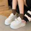 Women's Platform White Shoes Spring Autumn 2025 New Height Increase Outdoor Non Slip Board Shoes Comfort Casual Sneakers
