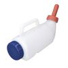 Calf Nursing Feeding Bottle Silicone Nipple PE 2L Spill Proof Calf Milk Feeder for Cattle Sheep