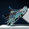 Sommar flygvävd bladmode sneakers stor storlek mode mångsidiga löparskor herrskor