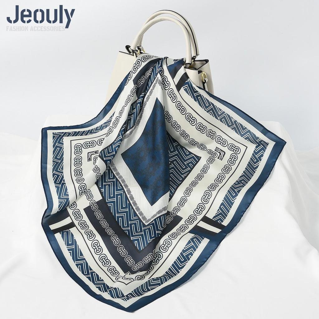 Cross-Border 70cm Silk Cashew Print Scarf - Autumn/Winter Women's Fashion Headscarf