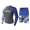 Mens UV Protection Rash Guard Set Quick Dry Swimwear Snorkeling Surfing Jellyfish Defense
