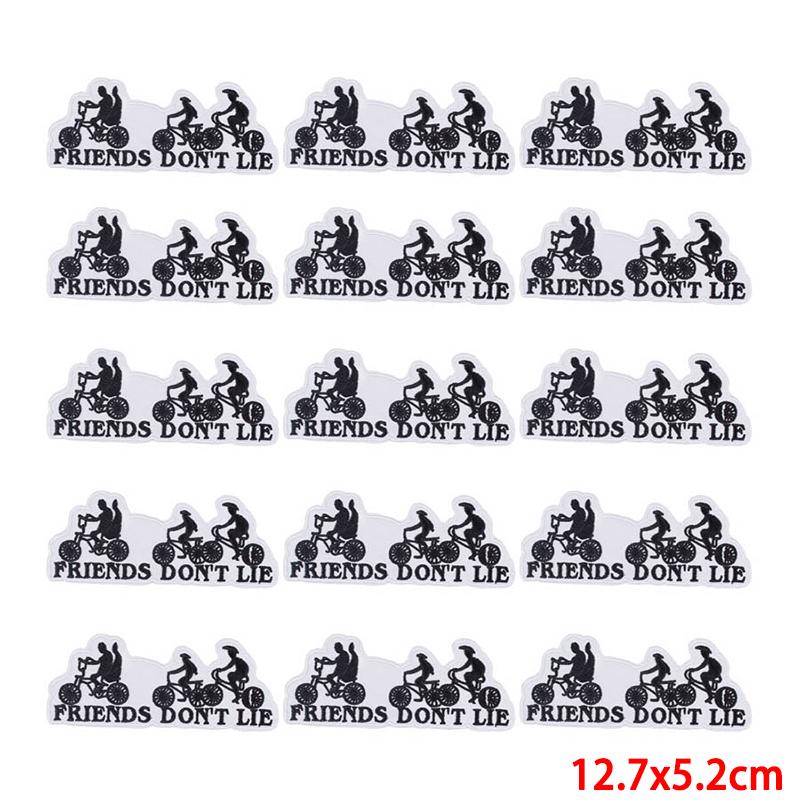 10 Pcs/lot Wholesale Embroidery Patch Iron On Patches For Clothing Patches On Clothes Jackets Decor Applique Sew Supplies