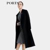 Ports Women's 2022 Autumn/Winter Wool-Cashmere Blend Coat