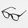 Unisex Retro Black Clear Horn-Rimmed Glasses Frame