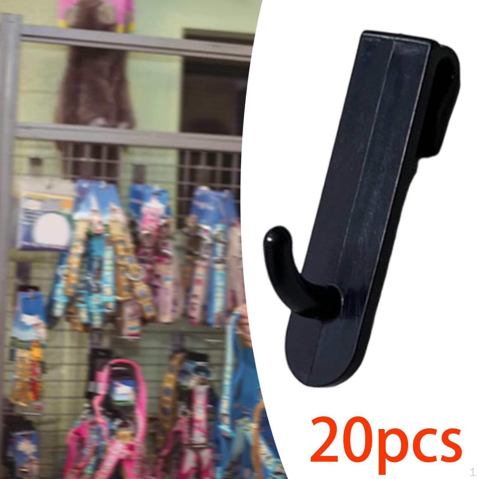 

20 Pack Hooks, Pegboard Power Tool Holder, Multifunctional Hanger, Display Hooks for Walls, чорний