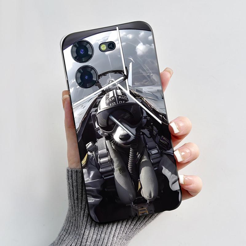 For Tecno Pova 5 Pro Case Cover Shockproof Black Wukong Phone Cases For Tecno Pova 5 Silicone Back Cover Pova5 Pro Bumper Fundas