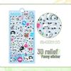 Popular 3D Animal Cartoon Crystal Stickers for Kids' Phone Cases