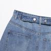 Kaslead New Women clothes Western Style Classic Loose Mid Waist Denim Mini Skirt 6688091 400