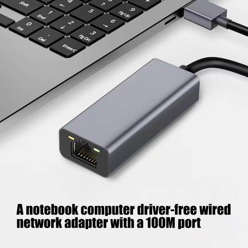 Aluminum Shell USB 3.0 Type C To RJ45 Ethernet Converters 100Mbps Gigabit Cord Networking Adapter Plugs And Play