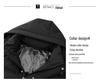 Chaqueta de plumón de pato blanco de alta capacidad de relleno para hombre, invierno 2025
