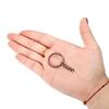 10 Teile/los 25mm Schlüssel Ring Schlüsselanhänger Gold Farbe Rhodium Runde Split Schlüsselbund Schlüsselanhänger für DIY Schmuck Machen Entdeckungen zubehör