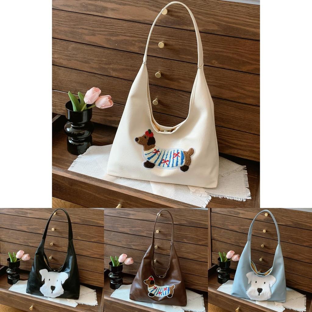 Stylish And Cute Tote Bag For Women In Black Brown Blue And Cream Colors Ideal For Daily Use