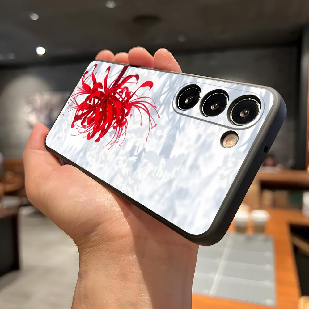 Anime T-Tokyo G-Ghoul Higanbana Phone Case For Samsung A56 A36 A26 A16 A15 A25 A35 A55 A14 A34 A24 A54 Black Soft Shell