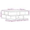 VidaXL Coffee Table Sonoma Oak 70x70x29 Cm Engineered Wood, Side Table, Living Room Table, Accent Table, End Table 840746