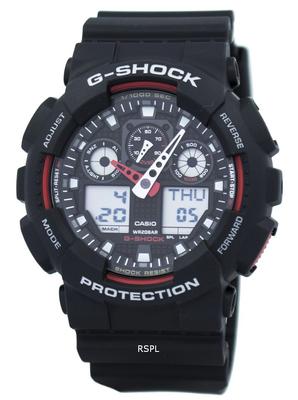 G-Shock Velocity Indicator Alarm GA-100-1A4 GA100-1A4 Men's Watch