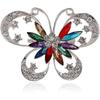 Butterfly Brooch Animal Pendant Pin Broach Ladies Badges for Wedding Dress Jewelry - DD01