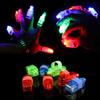 4Pcs LED Finger Party Supplies Halloween Lights Bright Holiday Light Up Toys