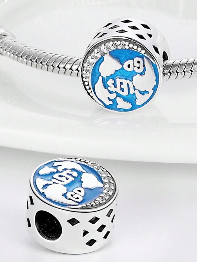 Copper Colors Stars And Moon Bead Clips And Spacers Charm Pendant For Original Bracelet For Women Diy Jewelry Love Gift