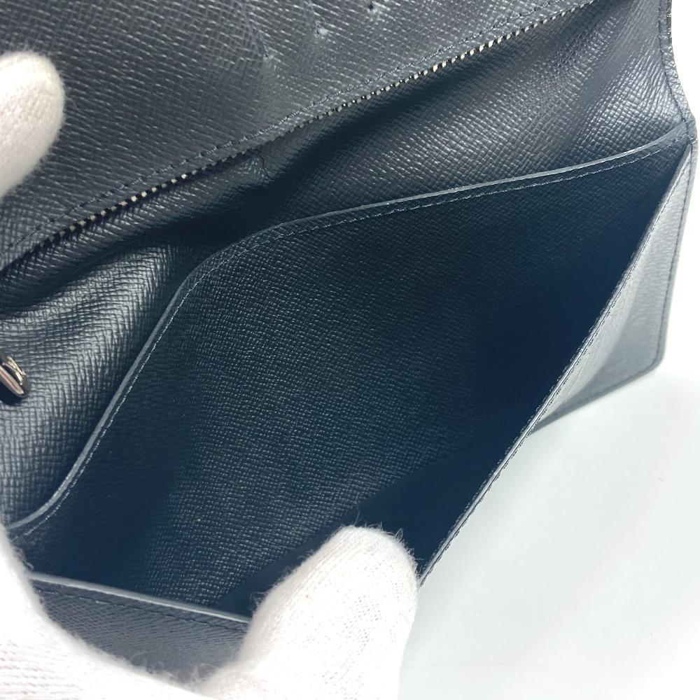 Louis Vuitton M60622 Epi Portefeuille Brazza  Long Wallet Epi Leather Noir Black