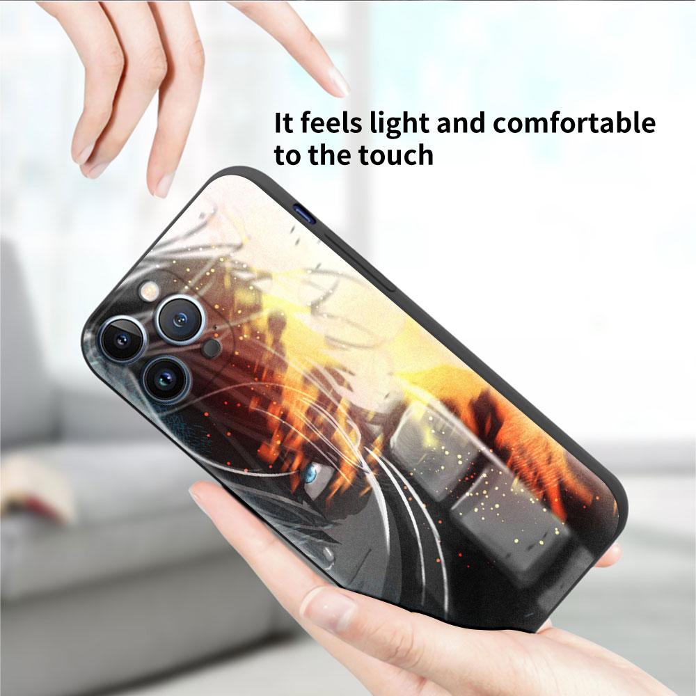 My Hero Academia Hülle für Apple iPhone 14 Pro Max 13 11 12 Mini SE 7 8 Plus X XS 6 6S Silikonhülle Handyhülle Weiches TPU Funda