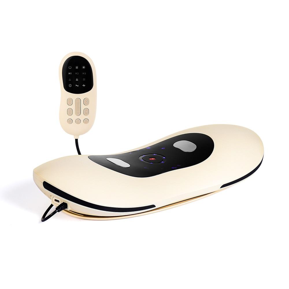 Electric Lumbar Traction Massager Adjustable Vibration Waist Massager Waist Spine Support Back Massage Machine Waist masajeador