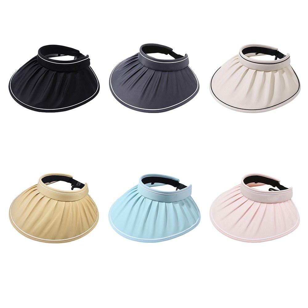 UPF 50+ Empty Top Sun Hat Foldable Sun Cap New Sunscreen Hat