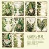 30 Sheets Vintage Paper for Journal Scrapbooking, Floral Collage Decorative Supplies, Retro Craft Paper for DIY
