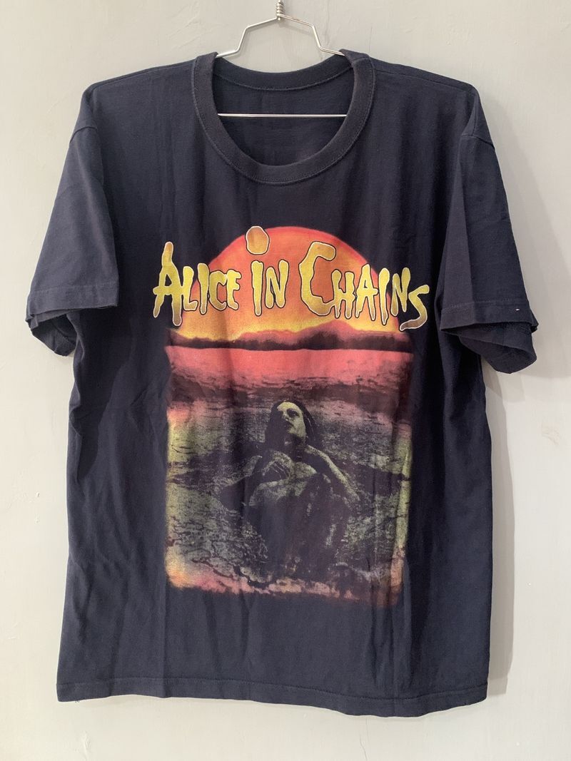 Alice In Chains Distressed Dirt Black Short Sleeve Unisex Tshirt Reprint KH4864 S