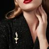 Senior Brooches Flower Leaf Brooch Pins for Women Suit Pendant  Fashion Brooches Jewelry