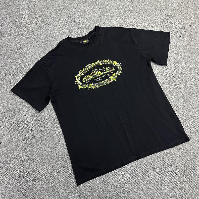 Corteiz Alcatraz Series T-shirts for Men and Women, Short-sleeve Short Sleeve with Lettered Logo Print Crew Neck Loose Casual T-shirt