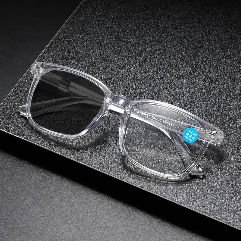 Trendy Intelligent Pochromic Sunglasses for Women Ladies Stylish Leopard Reading Glasses Retro Men HD Far Sight Eyeglasses