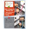 MADHOLLY Hand Fuel Pump With 3 Leakproof Clamps - RV Essentials Winterizing Kit, Antifreeze/Gas/Oil Transfer Siphon Pump