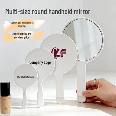 Compact Handheld Pocket Beauty Mirror - Portable Mini for Makeup Touch-ups, Student Dormitory Gift.